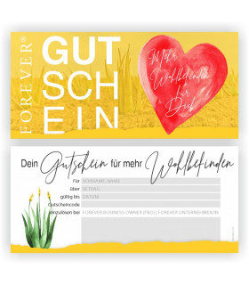 FOREVER Herzgutschein