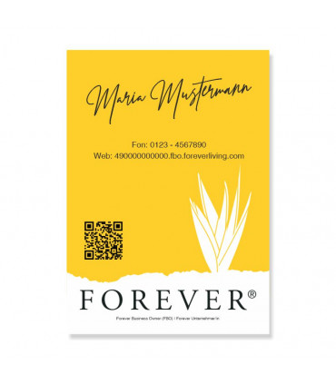 Firmenschild "FOREVER ALOE" (personalisiert)
