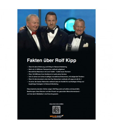 Forever Yours – Rückseite mit Fakten über Rolf Kipp und Buchinformationen