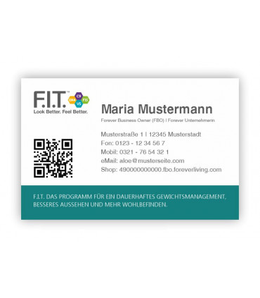 F.I.T. - Visitenkarte "DX4, C9, F15, V5"