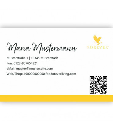 “Aloe Business” Visitenkarte