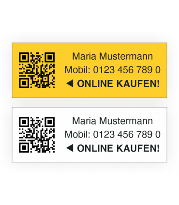 Produktetiketten QR-Code