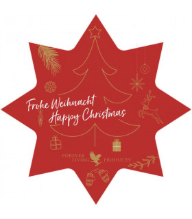 Weihnachtsstern - Postkarte