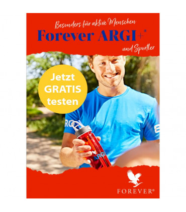 Produkttestkarte Forever ARGI+