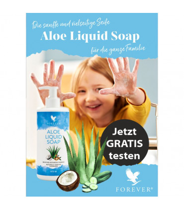 Produktmusterkarte ALOE LIQUID SOAP
