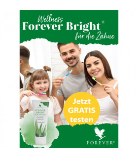Produktmusterkarte FOREVER BRIGHT TOOTHGEL