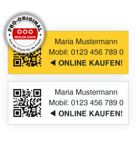 Produktetiketten QR-Code