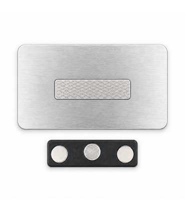 Forever Edelstahl-Namensschild mit Magnet – personalisiert