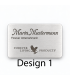 Forever Edelstahl-Namensschild mit Magnet – personalisiert