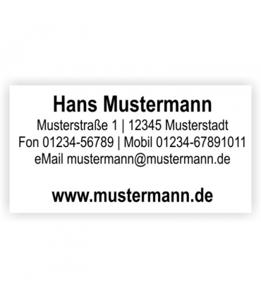 Adressetiketten MAXI